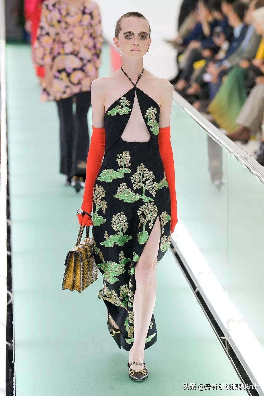 肖战gucci造型,肖战参加gucci全新系列时装秀