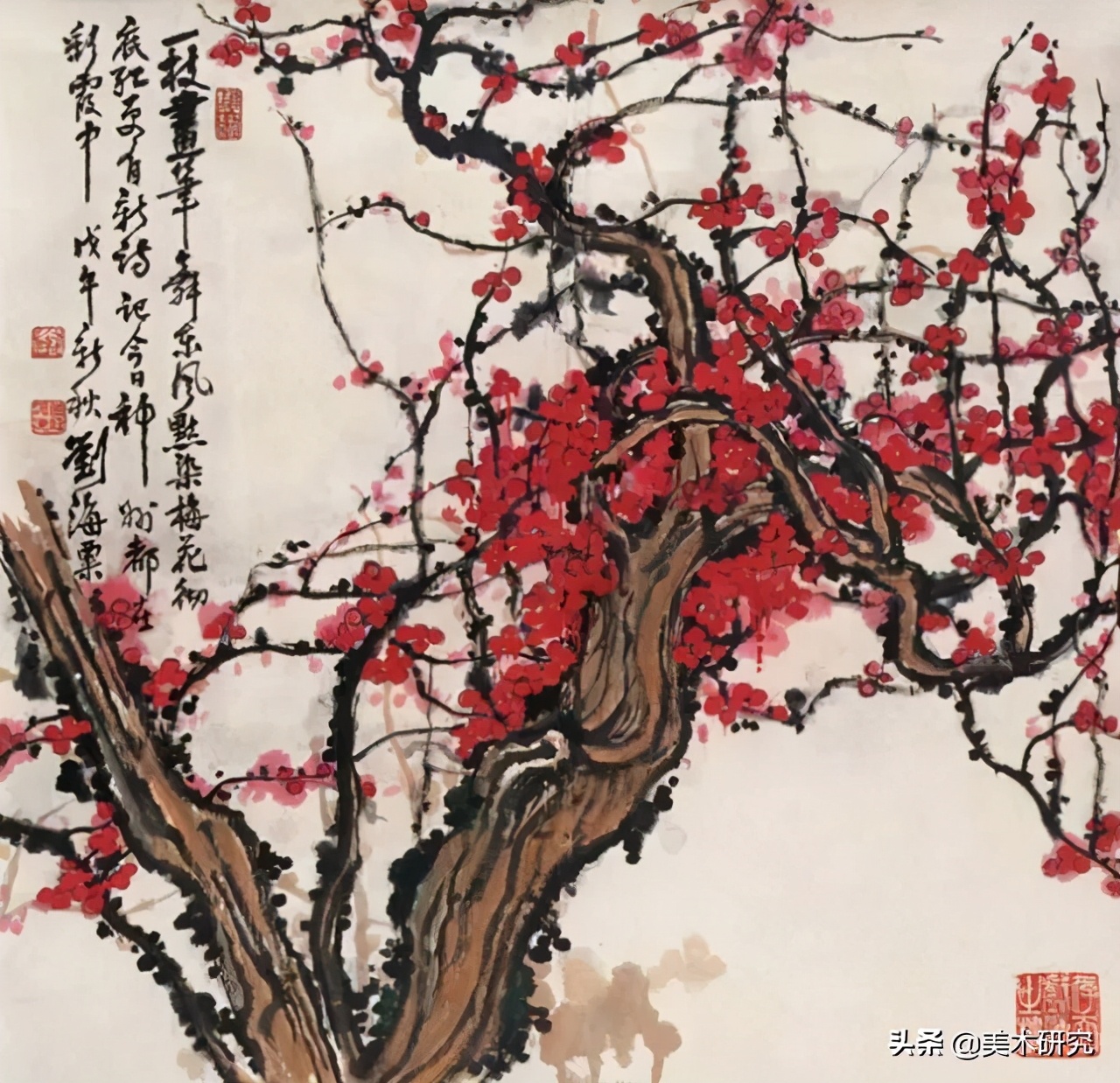 评价刘海粟和徐悲鸿的作品,徐悲鸿与刘海