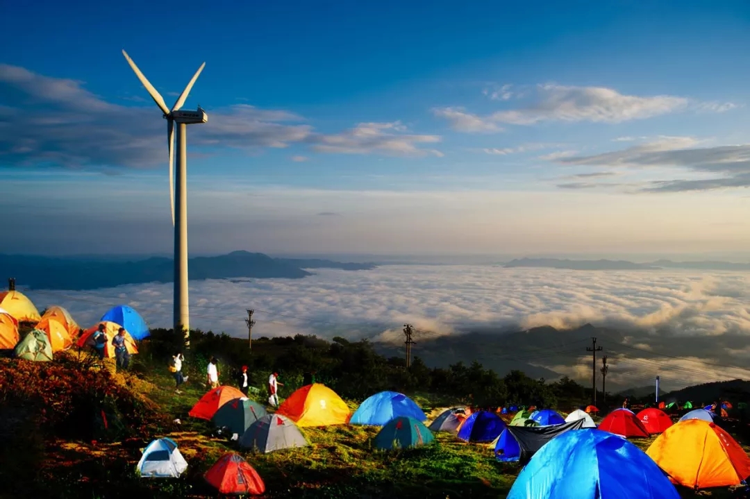 浙江最美山顶露营地,浙江缙云周边露营地推荐