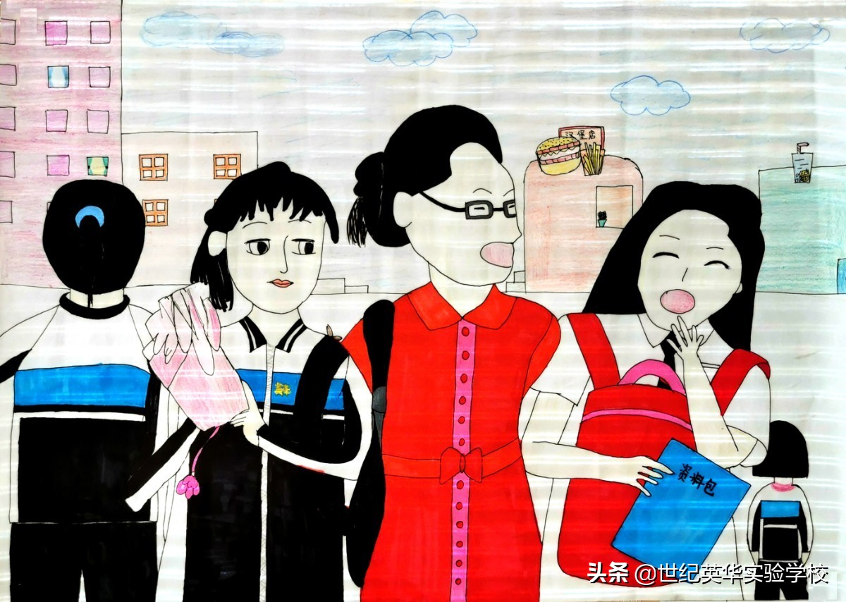 感人的瞬间绘画征集,遇见温暖绘画