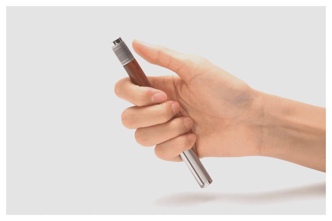 实木和现代的结合,笔下文创转轮钢笔体验