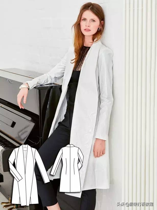 时装设计图手绘教程,服装制版图案大全