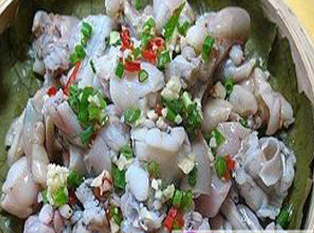 清蒸山涧石鳞正宗做法,清蒸石头怎样做好吃