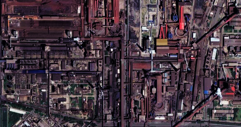 安阳安钢航拍,安阳卫星航拍