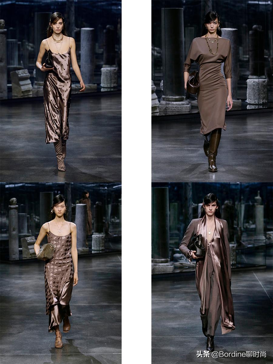 Fendi2021秋冬，芬迪，传承的优雅，简单轮廓中更为潮流时尚