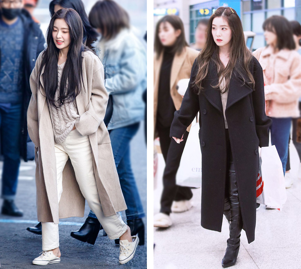 金泰妍冬季穿黑色大衣搭配图片,金泰妍冬季穿什么大衣