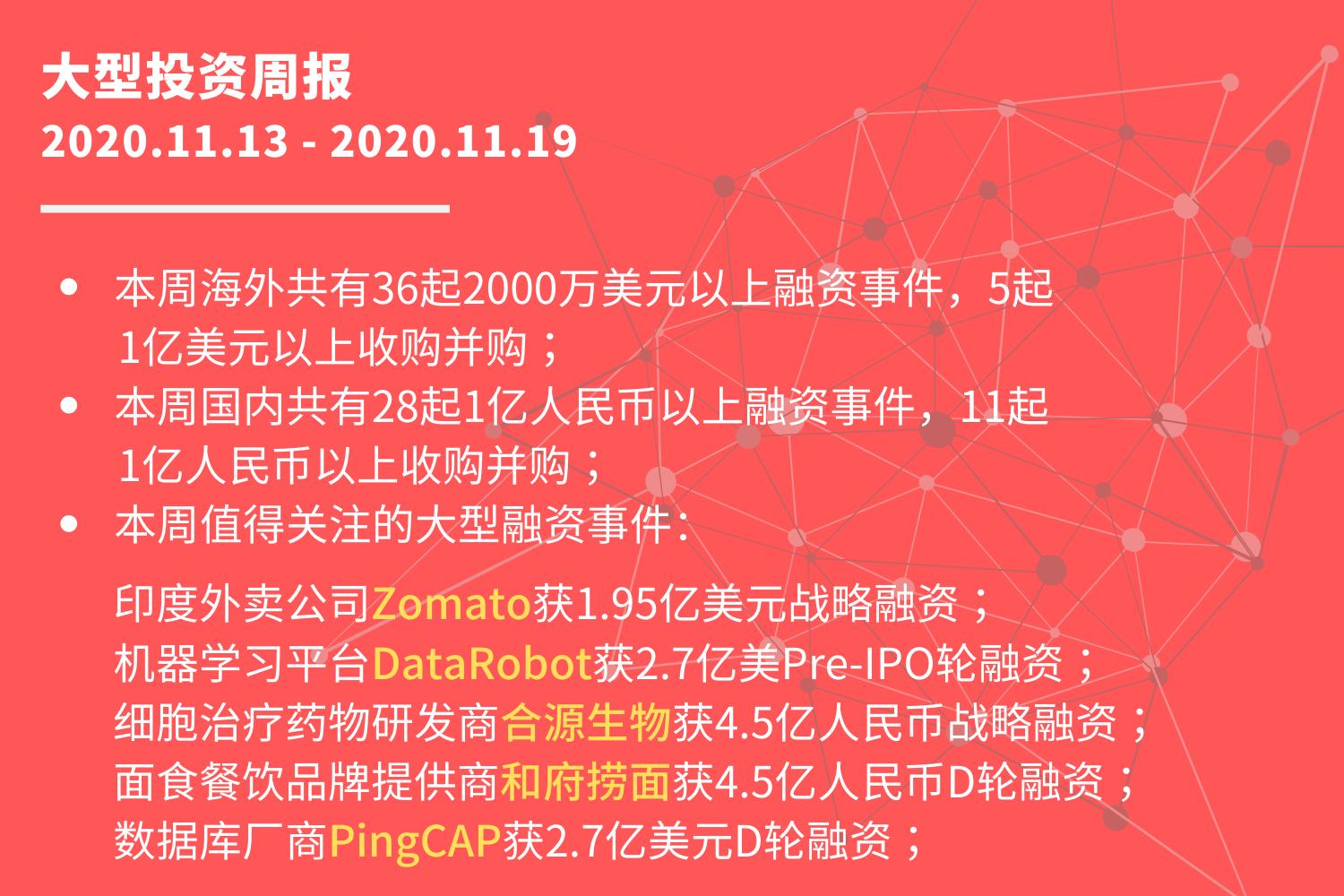 外卖新一轮5亿美元融资,zomato拟投放11亿美元外卖
