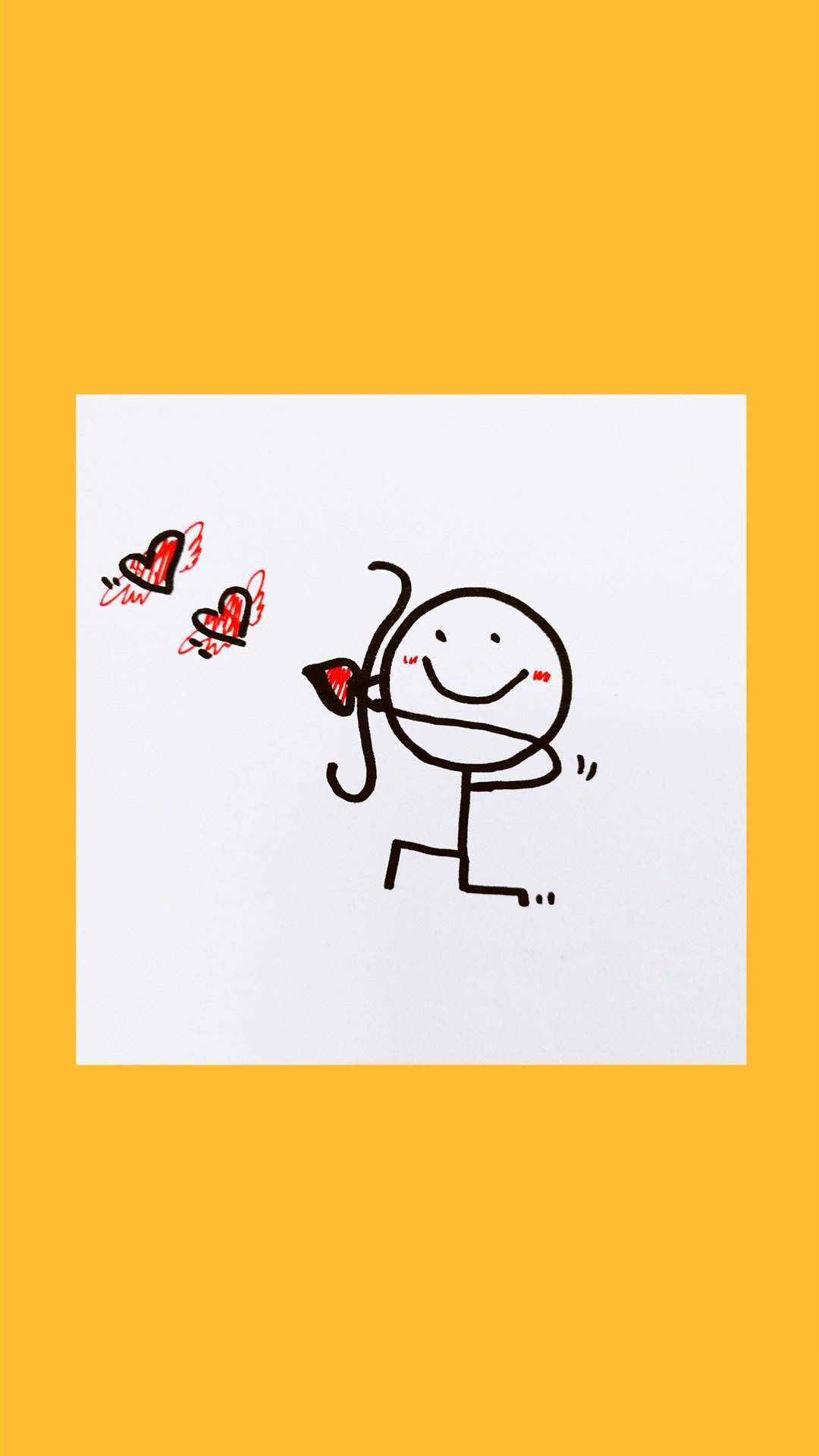 简笔画火柴人壁纸,简笔画火柴人美术