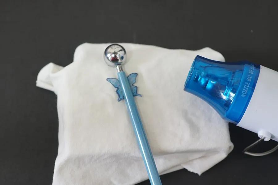 热缩片蝴蝶制作教程,热缩板耳环制作教程