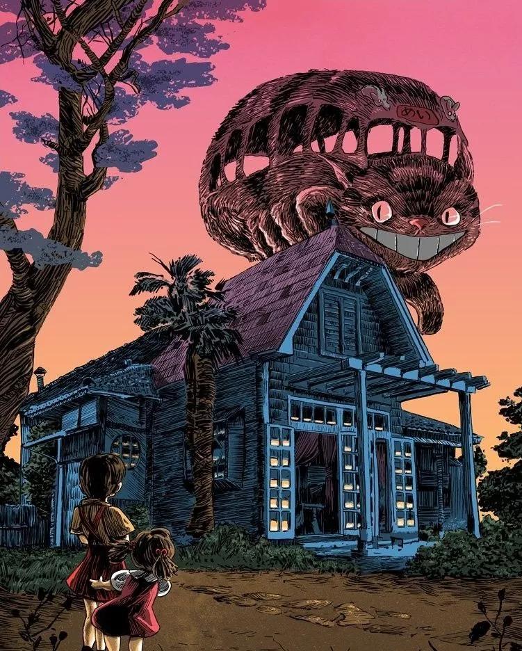 全球50位艺术家致敬宫崎骏作品