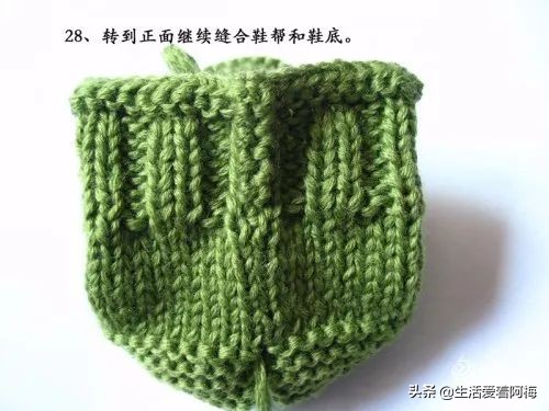 钩织宝宝鞋教程视频棒针,婴儿鞋编织教程初学棒针简单易学