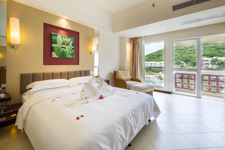 三亚酒店推荐评价,三亚凯莱仙人掌度假酒店平面图