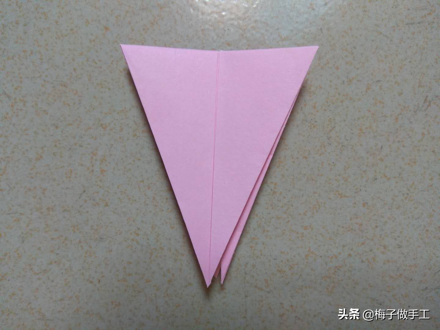 折纸手工陀螺简单一张纸,折纸陀螺一张纸做法最简单