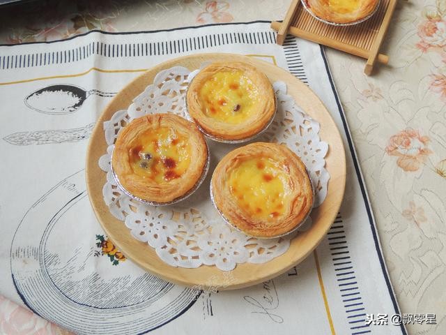蛋挞用挞液怎么做,简易酥香挞皮快速做好蛋挞