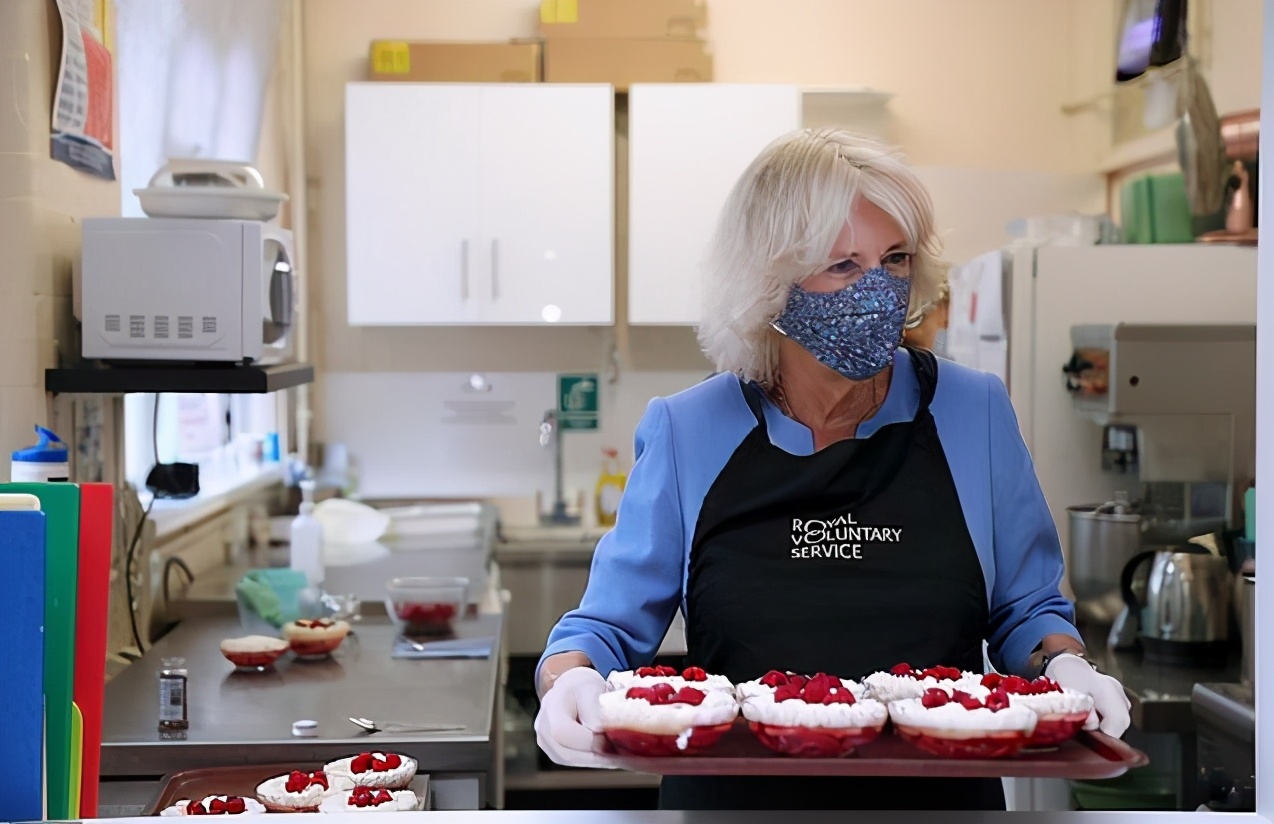 卡米拉“全副武装”做公益！巴宝莉风衣却皱巴巴，派头比凯特都足