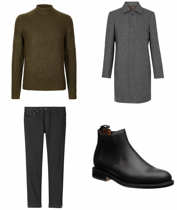 怎么穿牛仔裤裤带教程,牛仔裤搭靴子长筒靴