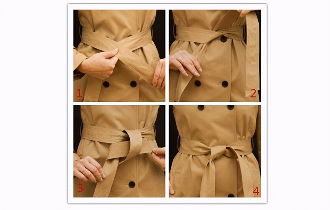 怎么结大衣蝴蝶结最简单的方法,大衣后面的蝴蝶结怎么系教程