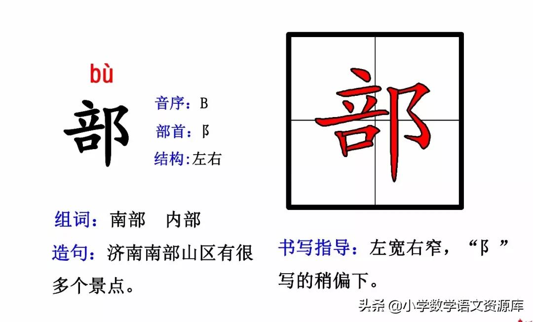 二年级上册生字部首组词造句表格,二年级上册生字偏旁部首造句