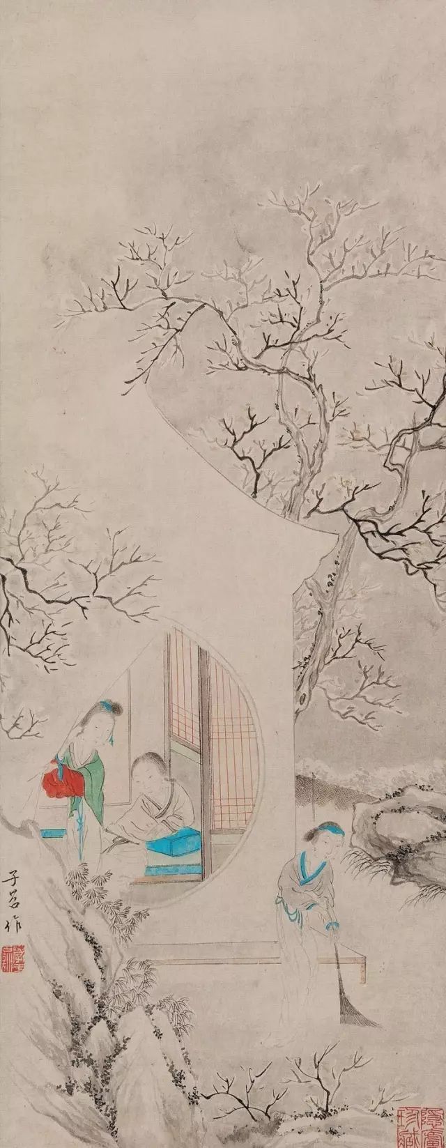 能懂他的，只有画中这些美人儿