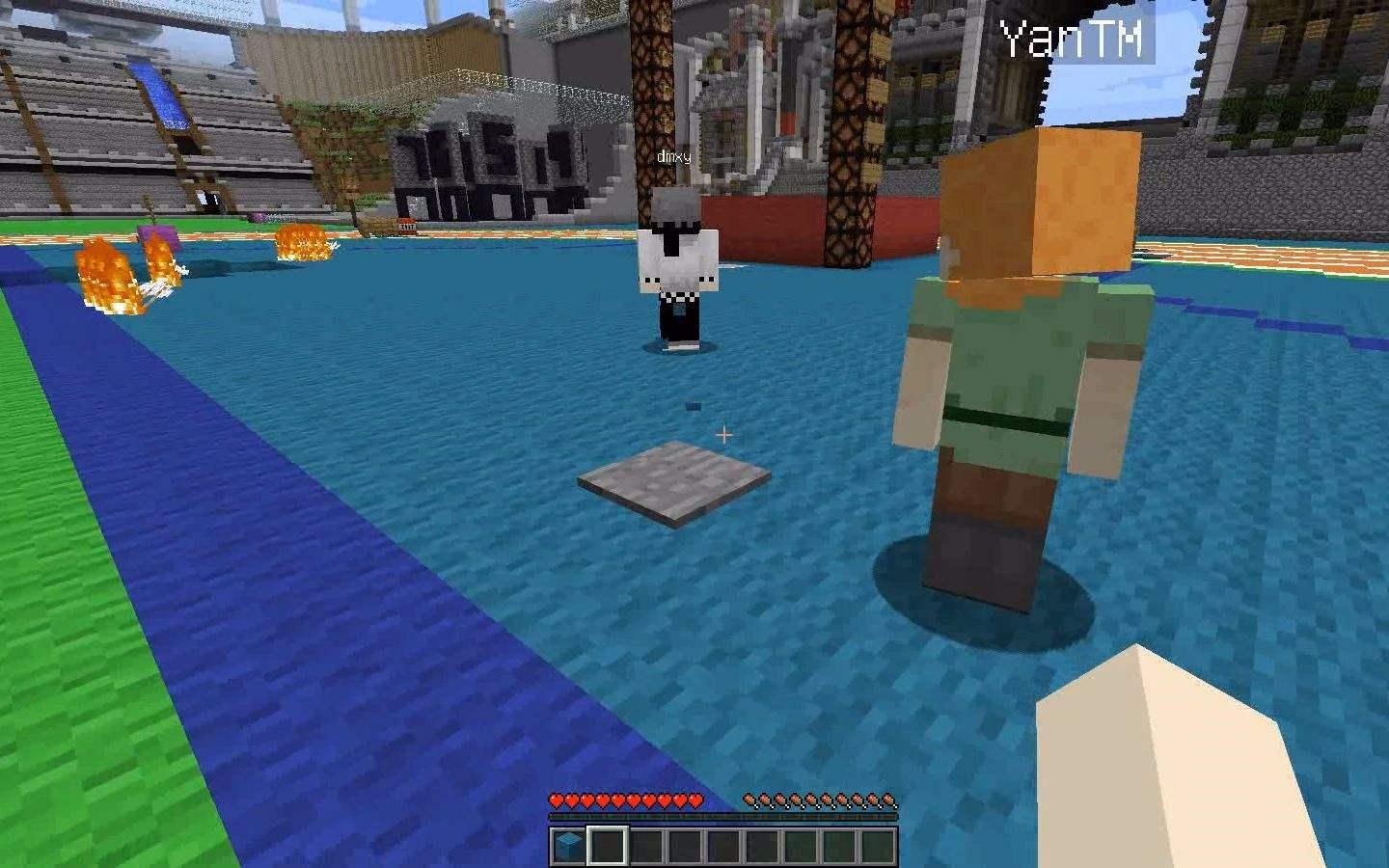 我的世界足球游戏,我的世界如何建造能踢的足球