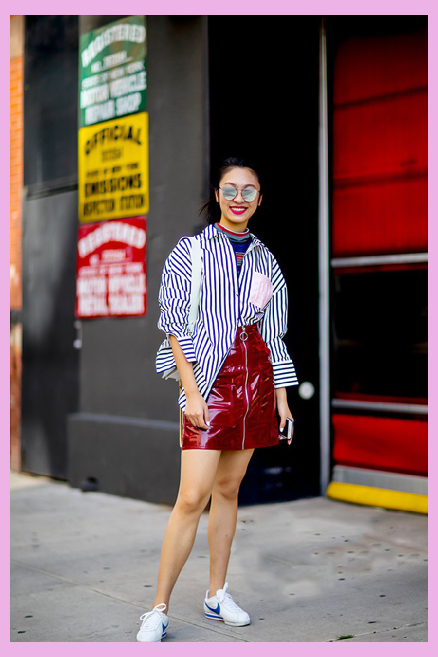 条纹衫高级搭配法,条纹控很好看的一件条纹小衫