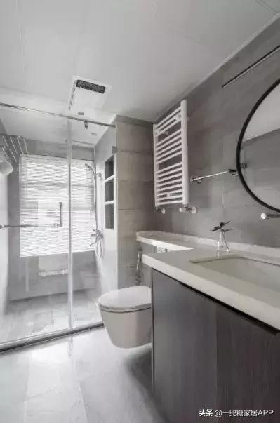 流行三分离卫生间装修,三分离互不打扰卫生间装修效果图