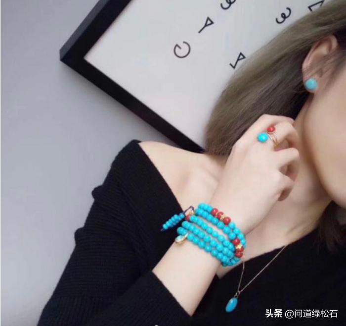 绿松石108佛珠怎么盘玩,108颗佛珠怎么配绿松石