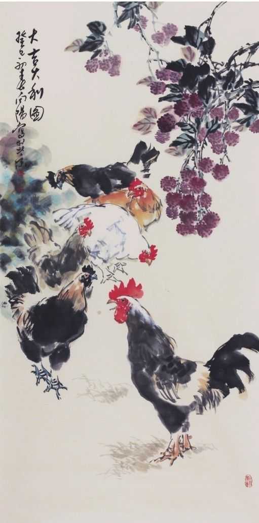 写意画鸡的正确方法,写意鸡的基本方法