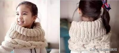 用手就可以织出一条完美的围巾,保暖实用的围巾系法教程