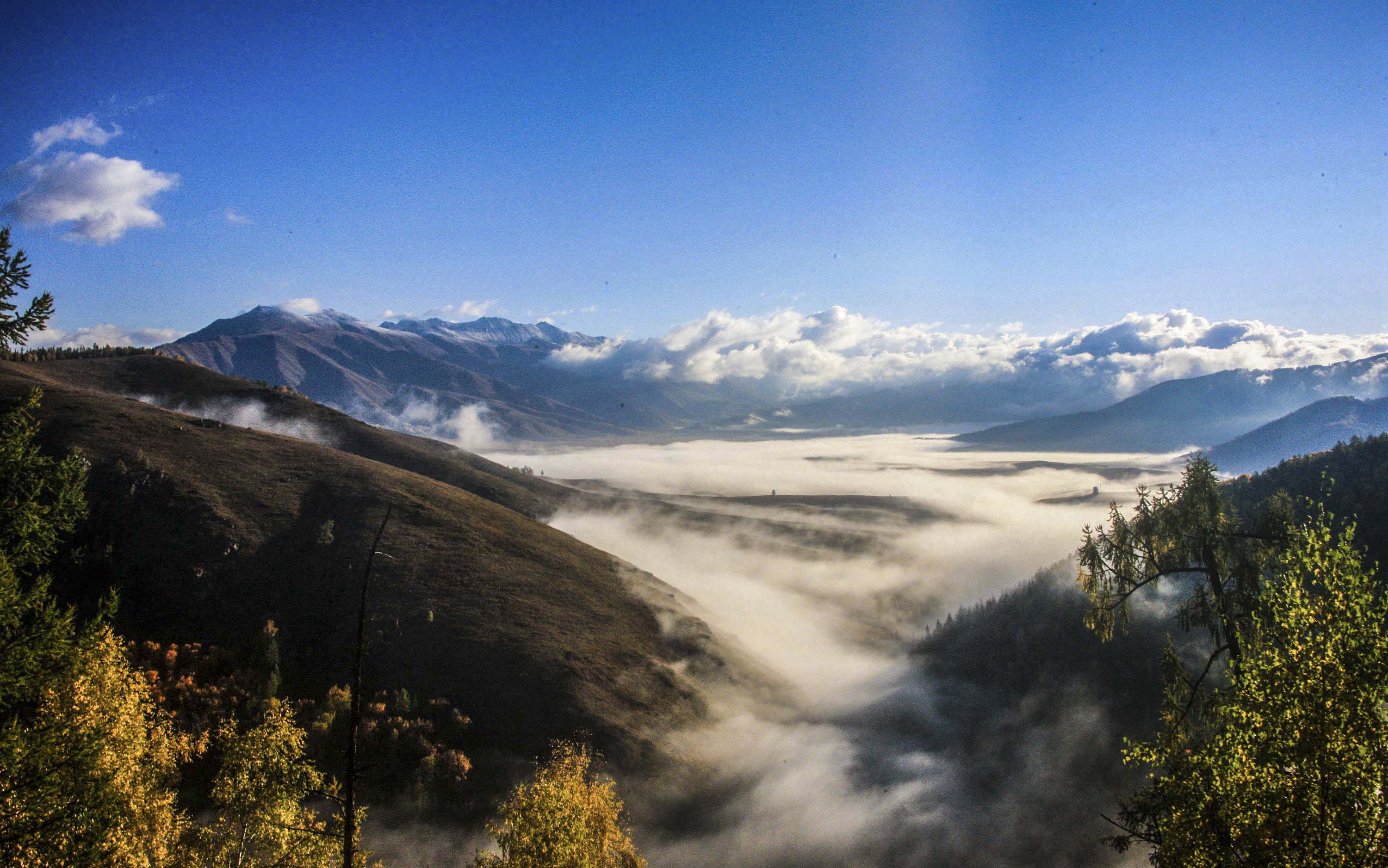绮丽的原生态牧场,秀美善良的哈萨克姑娘,我的*疆新**南山牧场艳遇