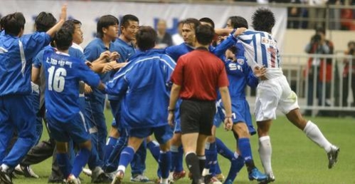 中超联赛十四轮对阵,沈阳金德vs大连实德罢赛