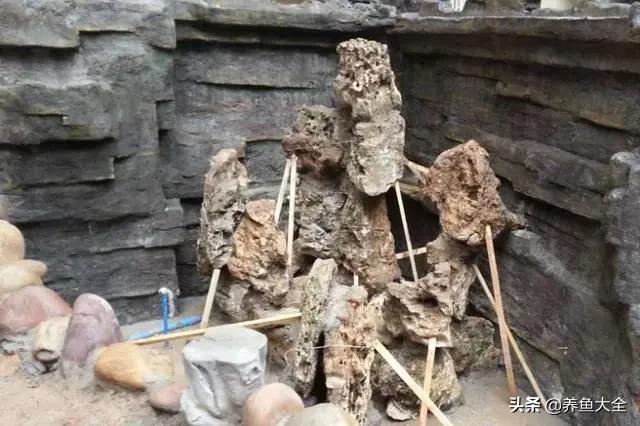 鱼池全部建造过程,鱼池建造大型全过程