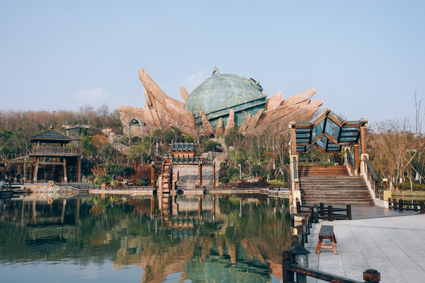 来东方盐湖城过大年,冬游河北阜平骆驼湾过大年