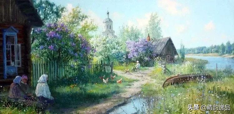 俄罗斯画家经典油画风景作品欣赏,俄罗斯艺术家尤金油画