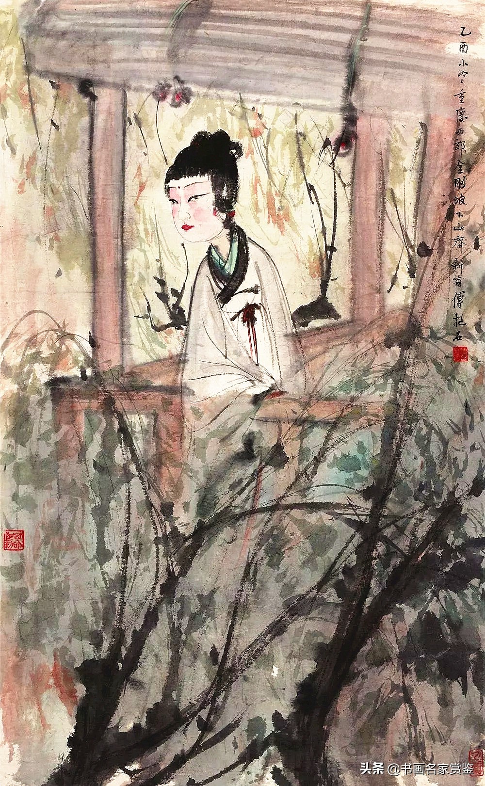 100幅傅抱石作品欣赏,傅抱石人物作品高清大图