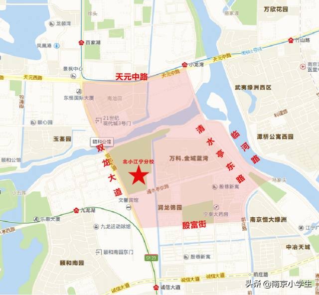 南京五大名牌学校搬迁,南京新一线板块学校