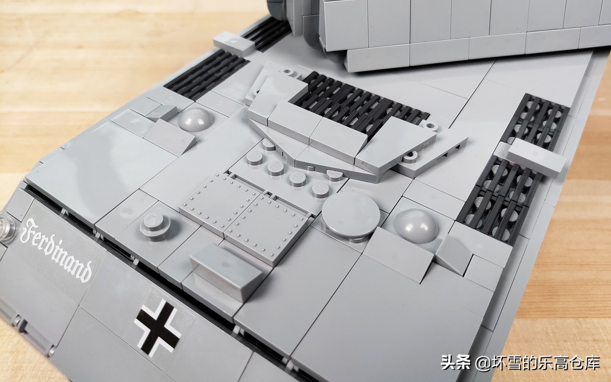 cobi积木英国超重型坦克拼装过程,cobi鼠式积木坦克