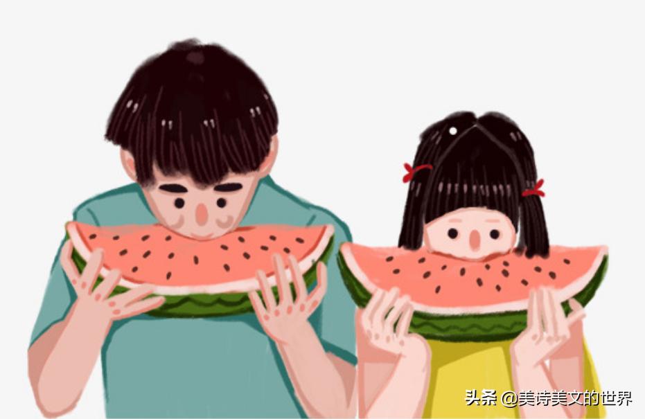 坐南朝北吃西瓜下联是什么,坐南朝北吃西瓜皮往东甩的下一句