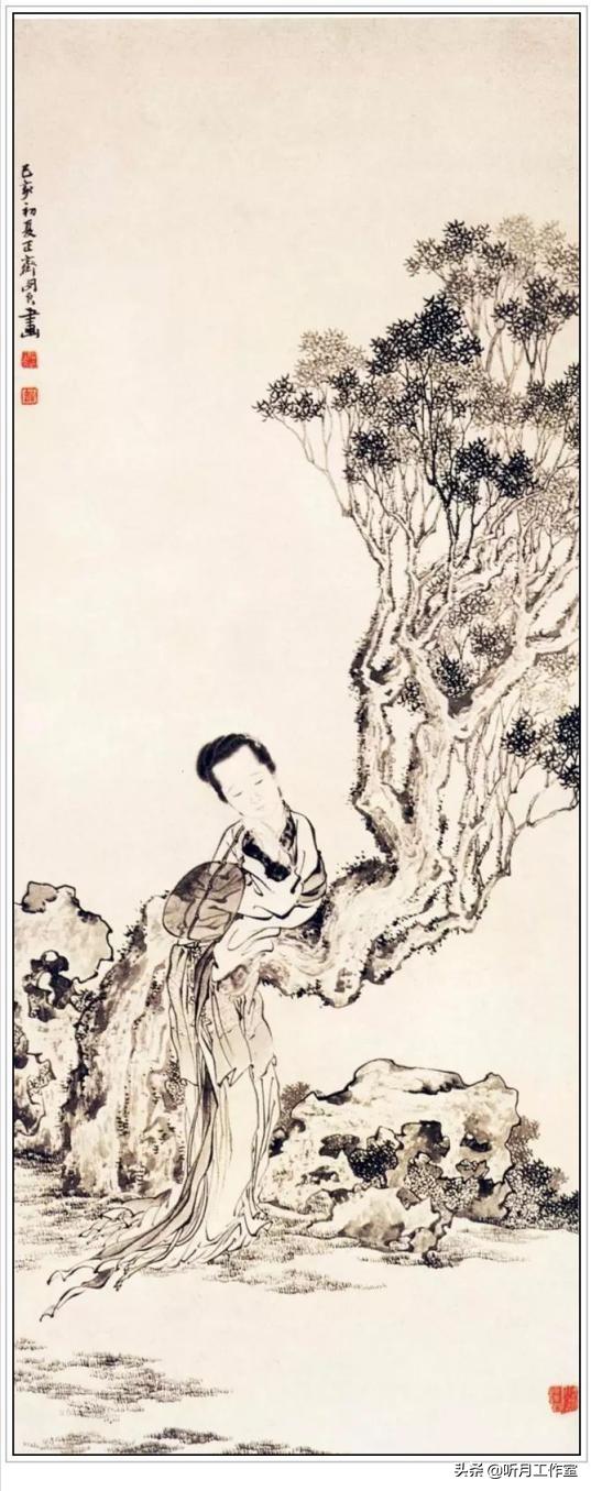 有幅清朝时期的人物画,晚清民国神仙人物画欣赏