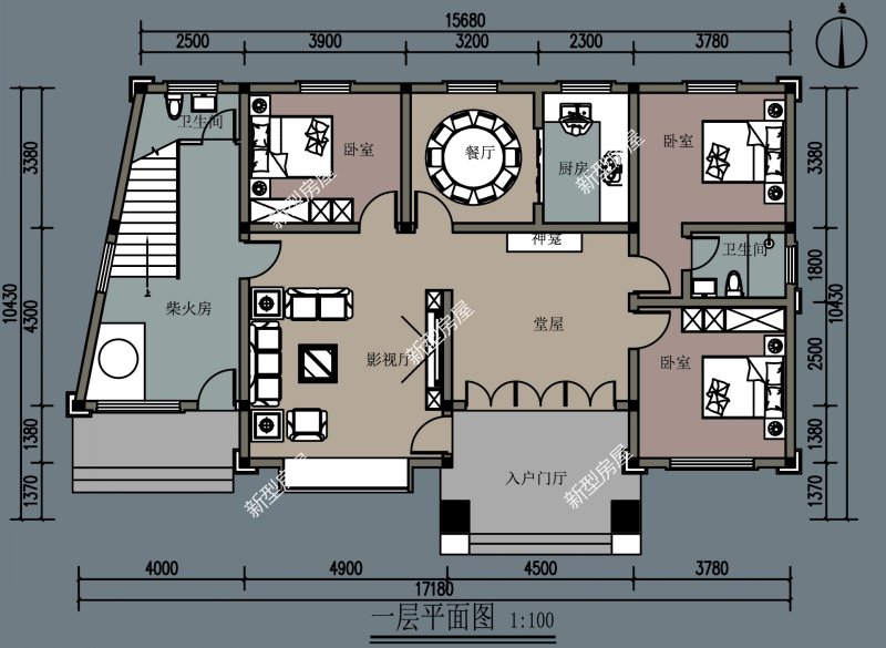 10套新农村建房户型，堂屋柴火房一个不落，我最爱第7套，你呢？