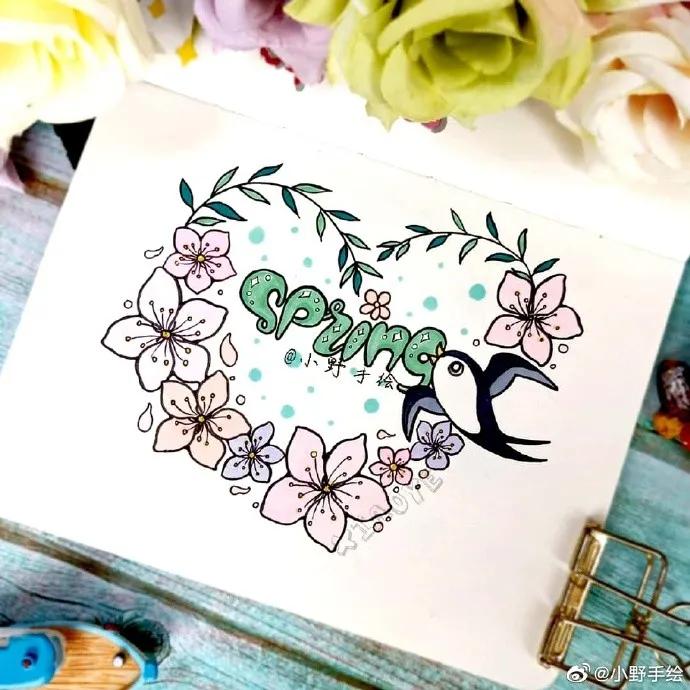 这个暑假不一般手抄报简单又漂亮,假期手抄报简单又漂亮可爱的图案