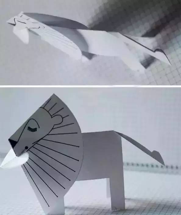 玉米叶手工粘贴画图幼儿园手工,老虎手工灯笼幼儿园手工制作