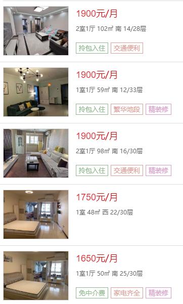 西安哪个片区租房便宜,西安热门地段租房