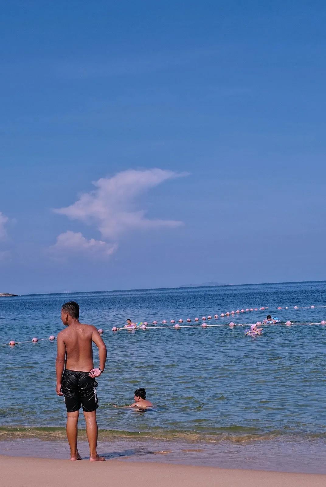 亲自去看海,第一次来到汕尾