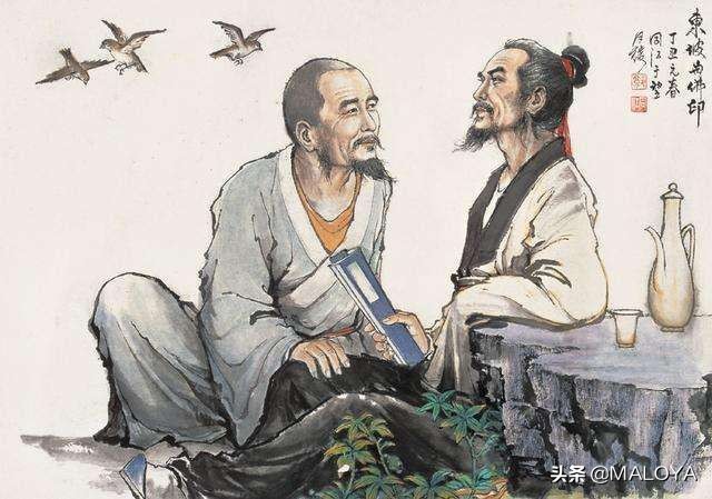 苏东坡与佛印和尚在高邮趣事,佛印和尚与苏东坡的故事