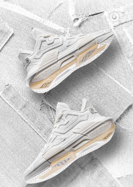 安踏新出的篮球鞋绿白搭配,2019安踏新霸道鞋