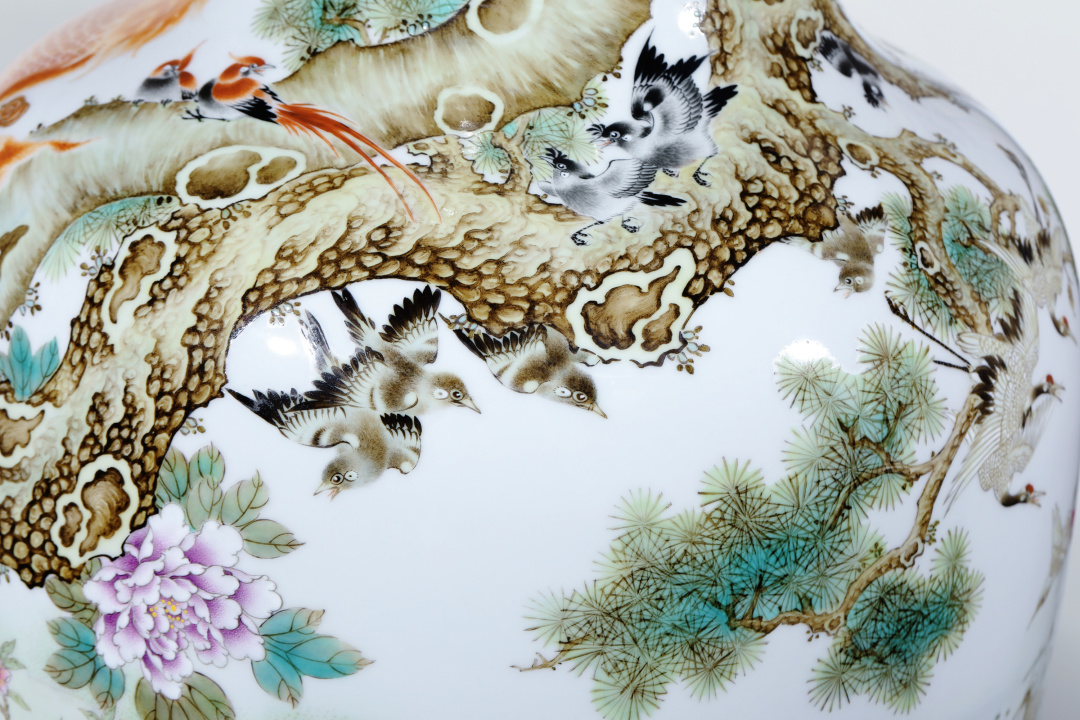 丹凤朝阳百鸟朝凤,丹凤朝阳百鸟争鸣尊价格多少