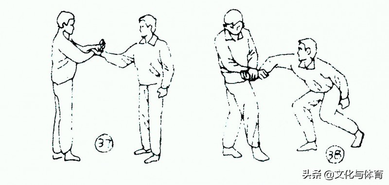 拿腕内收的四种技法