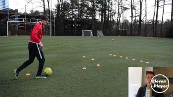 足球整体快速反击战术训练,足球训练变向训练教案