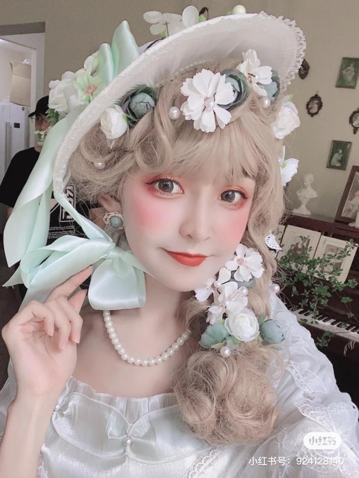 优雅lolita系妆容,复古英伦风lolita妆容